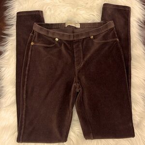 Michael Kors brown corduroy tights